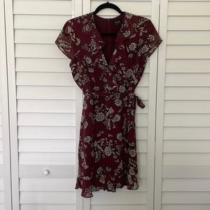 Bardot Faux Wrap Dress